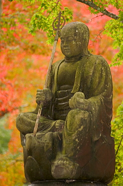 Buddhist statue, Buttsuji temple, Mihara, Hiroshima prefecture, Honshu, Japan, Asia