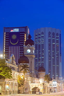 Sultan Abdul Samad Building and Dayabumi complex, Merdeka Square, Kuala Lumpur, Malaysia, Southeast Asia, Asia