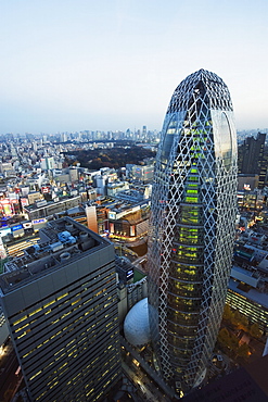 Tokyo Mode Gakuen Cocoon Tower, Design School Building, Shinjuku, Tokyo, Japan, Asia