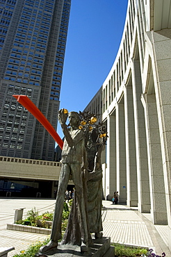 Metropolitan Government buildings, Shinjuku, Tokyo, Honshu, Japan, Asia