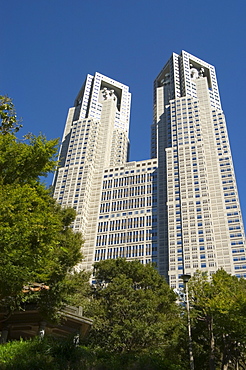 Metropolitan Government buildings, Shinjuku, Tokyo, Honshu, Japan, Asia