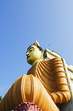 Buddhist temple at Bentota, Southern Province, Sri Lanka, Asia