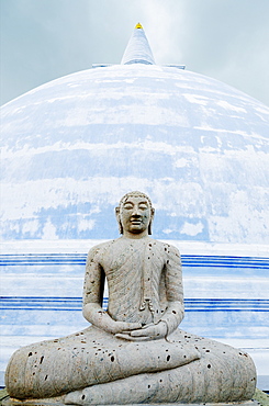 Thuparama Dagoba, Anuradhapura, UNESCO World Heritage Site, North Central Province, Sri Lanka, Asia