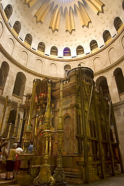 Tomb of Jesus Christ, Church of the Holy Sepulchre, Old Walled City, Jerusalem, Israel