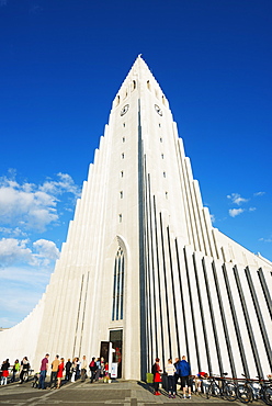 Hallgrimskirkja church, Reykjavik, Iceland, Polar Regions