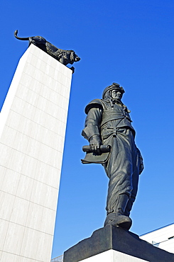 Statue of General Dr Milan Rastislav Stefanik, Bratislava, Slovakia, Europe