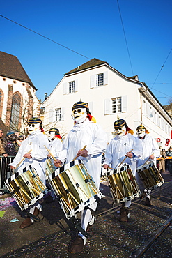 Fasnact spring carnival parade, Basel, Switzerland, Europe