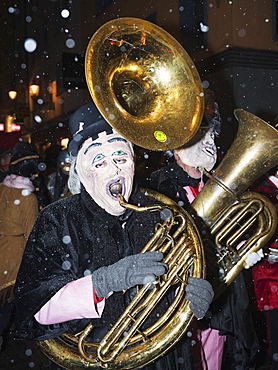 Morgenstraich (morning parade), Fasnact spring carnival, Lucerne, Switzerland, Europe