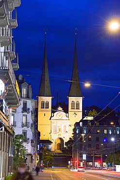 Hofkirche St. Leodegar, Lucerne, Switzerland, Europe