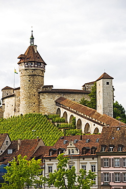 Munot Castle, 16th century fortress, Schaffhausen, Switzerland, Europe 