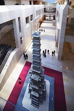 Goryeo dynasty Ten Storey Pagoda in marble, National Museum of Korea, Seoul, South Korea, Asia