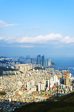 City skyline, Busan, South Korea, Asia