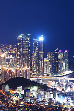 City skyline, Busan, South Korea, Asia