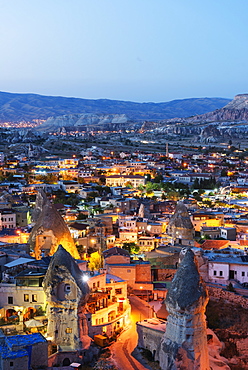 Landscape at Goreme, UNESCO World Heritage Site, Goreme, Cappadocia, Anatolia, Turkey, Asia Minor, Eurasia