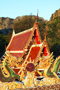 Wat Khao Daeng Temple, Khao San Roi Yot National Park, Prachuap Kiri Khan, Thailand, Southeast Asia, Asia