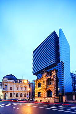 Piata Revolutei Square, (Revolution Square) Headquarters of the Romanian Architects Association, Bucharest, Romania, Europe