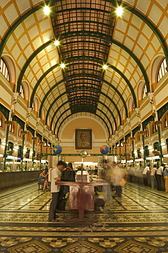 G.P.O. (post office), Ho Chi Minh City (Saigon), Vietnam, Southeast Asia, Asia