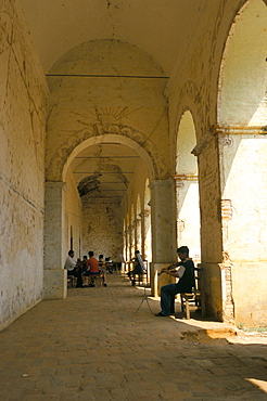 Music school at the Jesuit Mission, San Jose de Chiquitos, Bolivia, South America