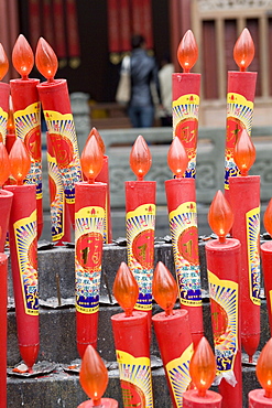 Candles at Lingyin Temple, Hangzhou, China