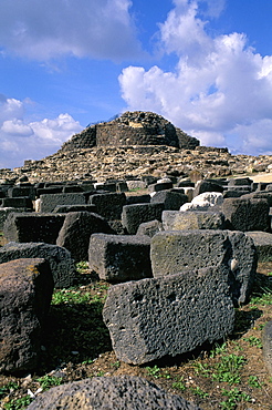 Nuraghe Losa, island of Sardinia, Italy, Mediterranean, Europe