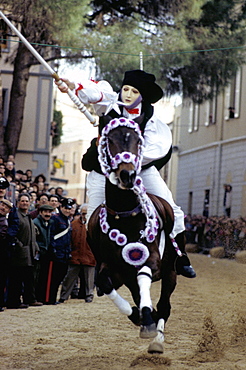 Sartiglia, Oristano, island of Sardinia, Italy, Mediterranean, Europe