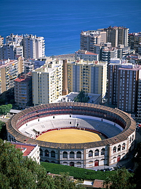 The Bull Ring, Malaga, Costa del Sol, Andalucia (Andalusia), Spain, Europe