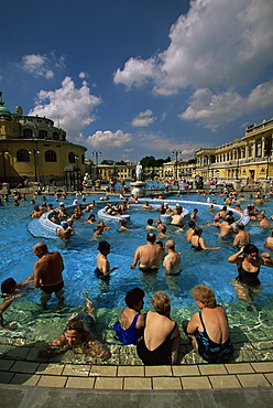 Szechenyi Baths, Budapest, Hungary, Europe