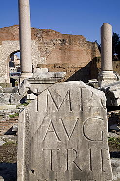 The Imperial Forums, in the basilica Emilia, Rome, Lazio, Italy, Europe