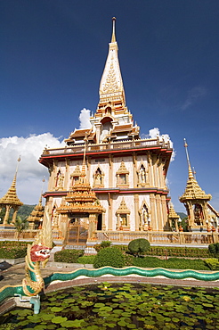 Wat Chalong temple, Phuket, Thailand, Southeast Asia, Asia