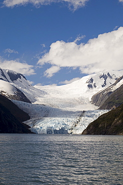 Garibaldi Glacier, Garibaldi Fjord, Darwin National Park, Tierra del Fuego, Patagonia, Chile, South America