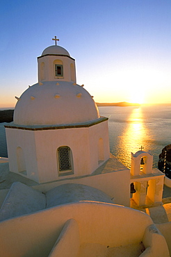 Fira, island of Santorini (Thira), Cyclades Islands, Aegean, Greek Islands, Greece, Europe