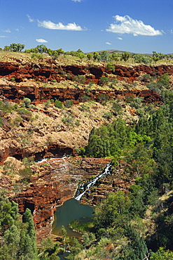 Fortescue Falls, Karijini National Park, Pilbara, Western Australia, Australia, Pacific