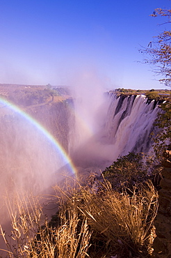 Victoria Falls, UNESCO World Heritage Site, Zambesi River, Zambia, Africa