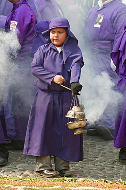 Holy Week Procession, Antigua, Guatemala, Central America