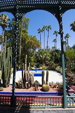 Majorelle Gardens, Marrakech, Morocco, North Africa, Africa