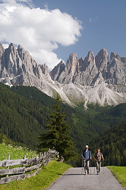 Odle Group, Funes Valley (Villnoss), Dolomites, Trentino Alto Adige, South Tyrol, Italy, Europe