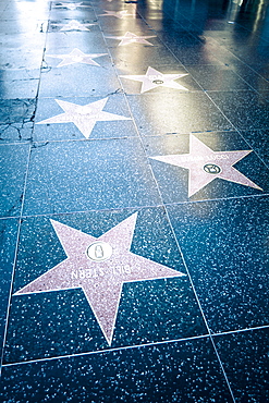 Walk of Fame, Hollywood, Los Angeles, California, United States of America, North America