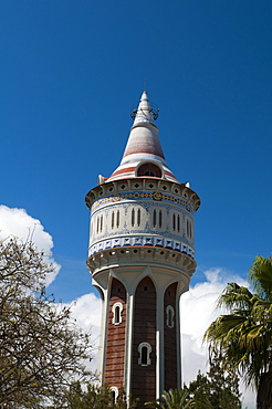 Water Tower, La Barceloneta Park, Barcelona, Catalonia, Spain, Europe