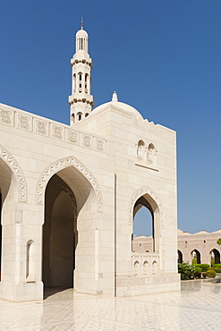 Sultan Qaboos Grand Mosque in Muscat, Oman, Middle East