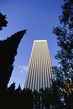 Picasso Tower, Azca district, Madrid, Spain, Europe