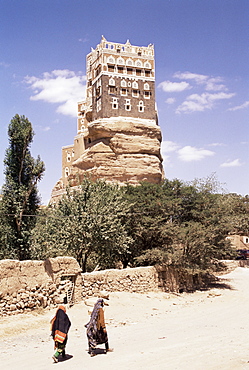 Summer palace of Imam Yahya, Dar el-Hajjar, Wadi Dhar, Republic of Yemen, Middle East