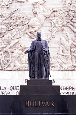 Statue of Simon Bolivar, Independence Monument, Los Proceres, Caracas, Venezuela, South America