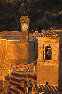 San Nicolò belltower, Sorano, Tuscany, Italy