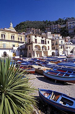 The seaside of Cetara, Campania, Italy