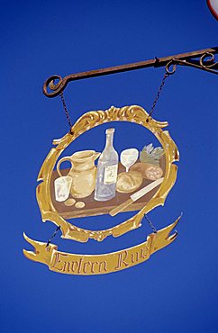 Ruz wine shop's sign, Trentino Alto-Adige, Italy