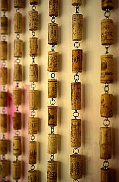 Corks, Viola winery, Milan, Lombardy, Italy