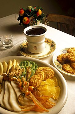 Veal in nuts sauce, Turin, Piedmont, Italy