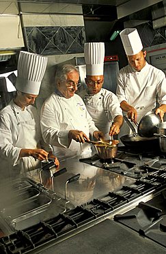 Gualtiero Marchesi chef, L'Albereta restaurant, Erbusco, Lombardy, Italy 