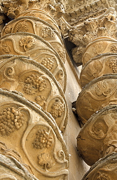 Detail of  Annunziata church, Palazzolo Acreide, Sicily, Italy