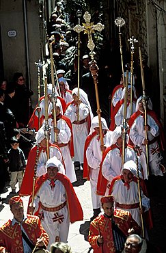 Palm Sunday procession, Gangi, Sicily, Italy